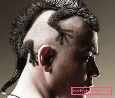Ustvarjalni dodatek za frizuro Mohawk