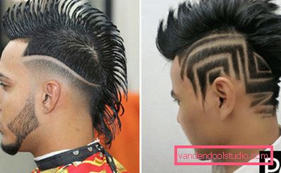 Ustvarjalni dodatek za frizuro Mohawk
