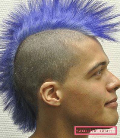 Mohawk z dolgimi šiški