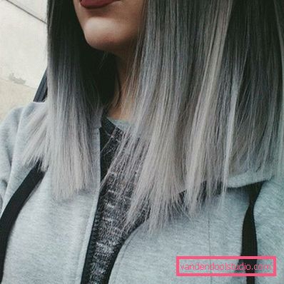 Ombre na bobu s podaljšanjem