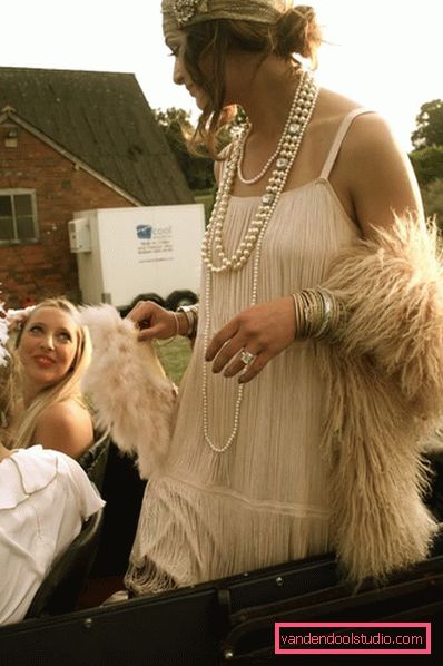 Great Gatsby pričeske in dodatki