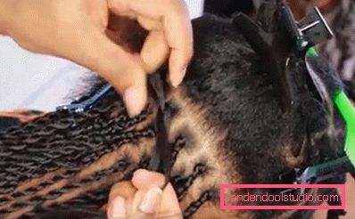 senegalski pletenice korak za korakom navodila