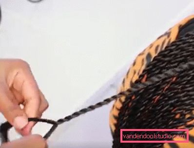 senegalski pletenice korak za korakom navodila