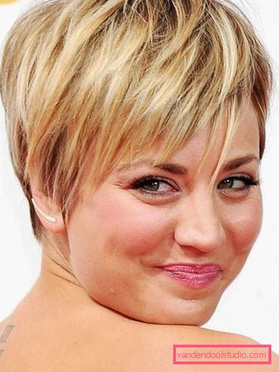 pixie frizura za okrogel obraz