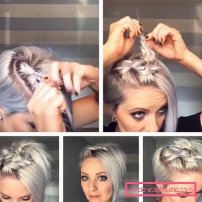 styling za kratke lase