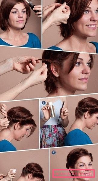 styling za kratke lase