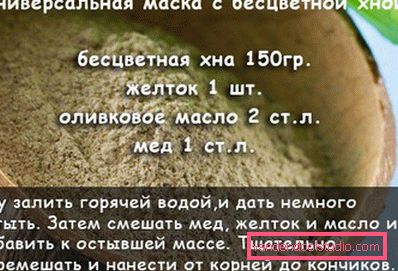 Brezbarvna kana za lase - nanos