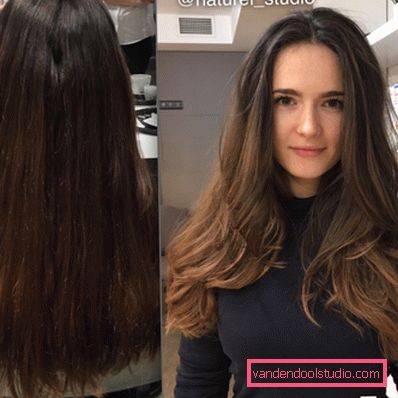 Hair brondirovanie Oklep temno