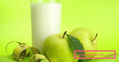 kefir, jabolko, trak