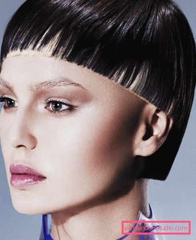 Stran za frizuro Elegantna frizura za kratke in srednje dlake