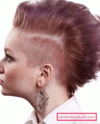 Mohawk frizuro Mohawk - pričeska za moške in ženske