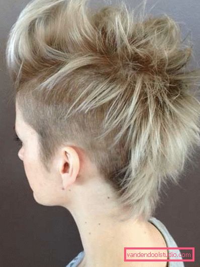 Mohawk frizuro Mohawk - pričeska za moške in ženske