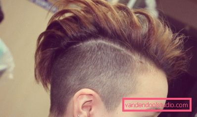 Mohawk frizuro Mohawk - pričeska za moške in ženske