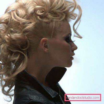 Mohawk frizuro Mohawk - pričeska za moške in ženske