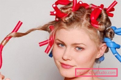 Boomerangi za zvijanje las Kako je perm v velikih curls na povprečni las danes