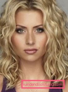 Dovoljeno z velikimi kodri na srednjih laseh Kako je perm v velikih curls na povprečni las danes