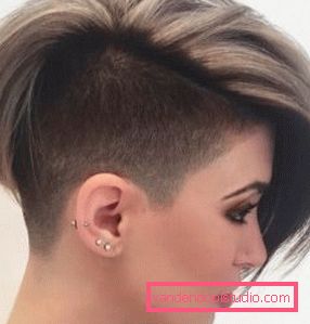 Haircut-hairstyle za kratke lase Mohawk Kratke ženske frizure - 8 najbolj priljubljenih frizur