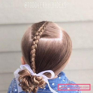Pigtail za dekleta - preproste otroške pričeske