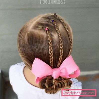 Pigtail za dekleta - preproste otroške pričeske