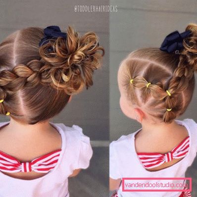 Pigtail za dekleta - preproste otroške pričeske