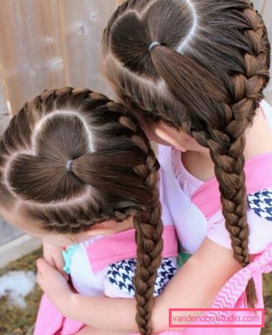 Pigtail za dekleta - preproste otroške pričeske