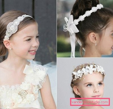Čudovite pričeske za dekleta s platiščem z lastnimi rokami - fotografija