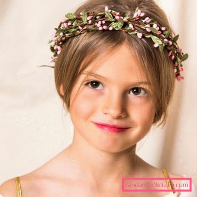 Čudovite pričeske za dekleta s platiščem z lastnimi rokami - fotografija