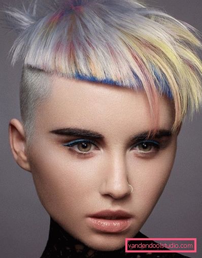 ustvarjalna kratka frizura Kreativna kratka frizura - modni trend 2019