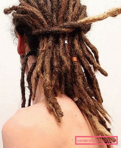 pričeska dreadlocks Ustvarjalna pričeska z dreadlocks za ženske in moške - kako narediti in skrbeti