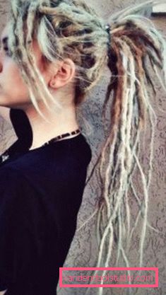 pričeska dreadlocks Ustvarjalna pričeska z dreadlocks za ženske in moške - kako narediti in skrbeti