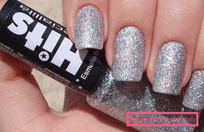 srebrni nail art srebrni nail art