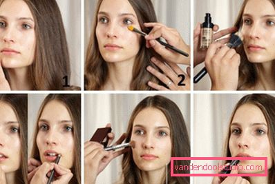 postopna tehnika za make-up