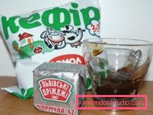 pakiranje kefirja in kvasa