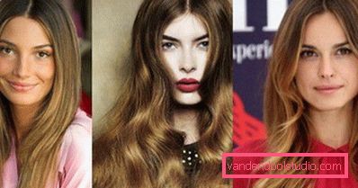 Poudarjanje svetlih las - modni trendi in fotografije