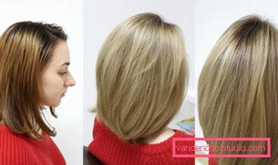 Poudarjanje svetlih las - modni trendi in fotografije
