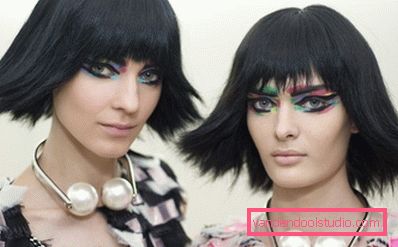 futuristični make up futuristični make up