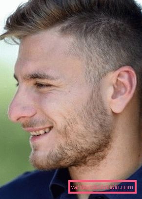 Športna frizura Moška športna frizura