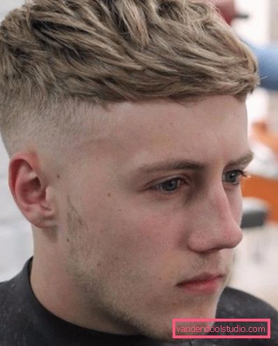 Fade frizura - Fade Hairstyle Men's Fade Haircut - Fotografije in Fade Style Frizure