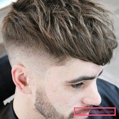Fade frizura - Fade Hairstyle Men's Fade Haircut - Fotografije in Fade Style Frizure