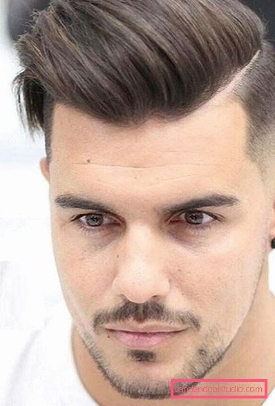 Moške odbitke z brado - fotografije kratkih in dolgih pričesk