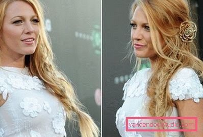 Blake Lovely v beli obleki Blake Lovely v beli obleki
