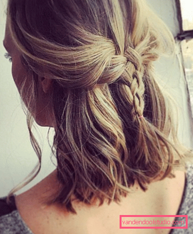 Različne kite iz 4 pramenov Korak za korakom shema tkanje pletenice iz 4 pramenov - hairstyles s štiritetnimi pletenice