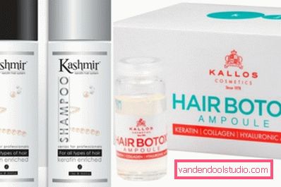 Kašmirski sistem keratinskih las in Kallos Kašmirski sistem keratinskih las in Kallos