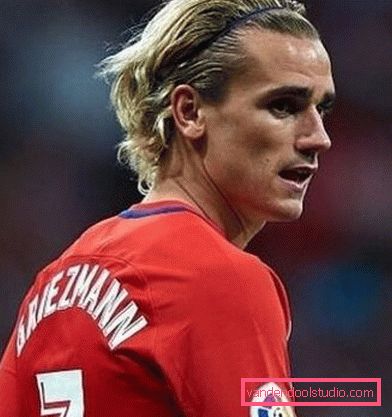 Frizura Antoine Griezmann - kako se je spremenila podoba igralca nogometa