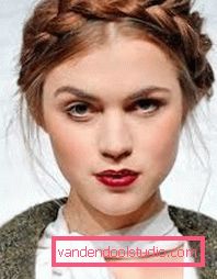Hairstyle Košarica za dekleta in ženske - fotografija korak za korakom