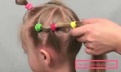 Hairstyle Košarica za dekleta in ženske - fotografija korak za korakom