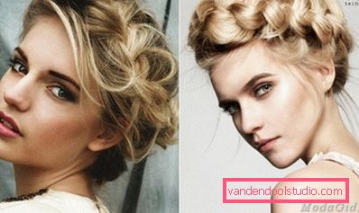 Hairstyle Košarica za dekleta in ženske - fotografija korak za korakom