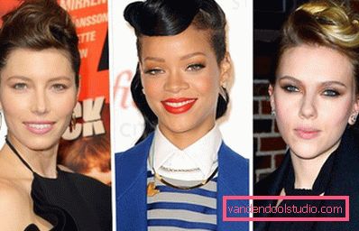 Jessica Bill, Rihanna in Scarlett Johanson Jessica Bill, Rihanna in Scarlett Johanson