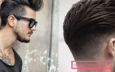 pompadour hairstyle Pričeska Pompadour - nepričakovane možnosti za moške in ženske