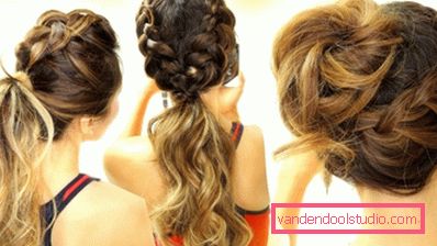 pričeske iz pletenice Odlitki iz pletenice - top 10 styling z pletenicami